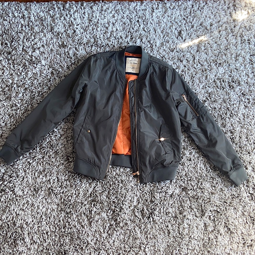 Ci Sono Army Green Bomber Jacket